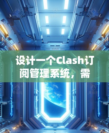 设计一个Clash订阅管理系统,需要从多个方面进行全面考虑。以下是一个详细的设计方案